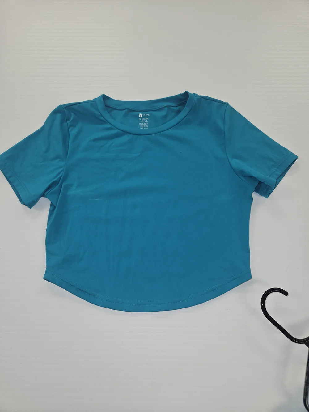 Blue Bunny Teal Active Crop Top & Leggings Set